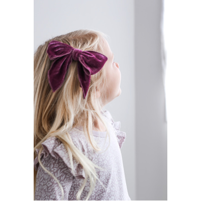Purple Bow clip