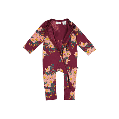 Alpine Flowers Zip Suit