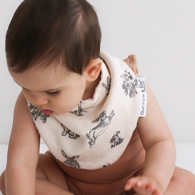 Almond Burrowers Dribble Bib