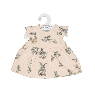 Almond Burrowers 38cm Doll dress