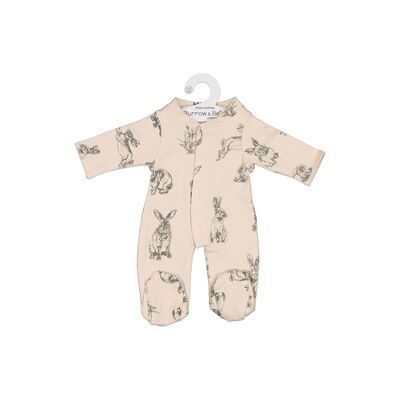 Almond Burrowers sleep suit for 38cm Doll