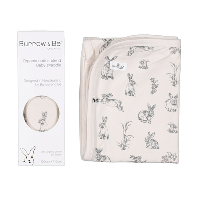 Baby Swaddle - Almond Burrowers