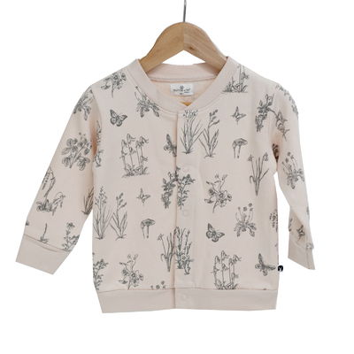 Blush Meadow fleece Cardigan