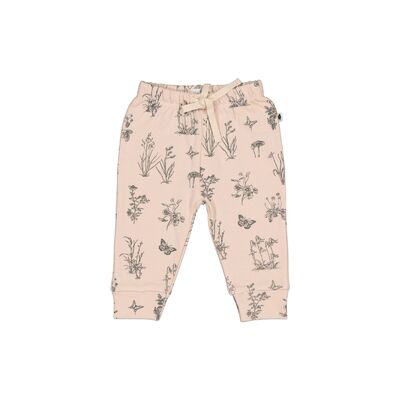 Blush Meadow fleece pants