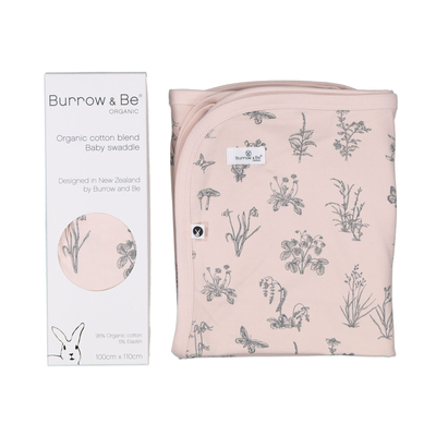 Baby Swaddle - Blush Meadow