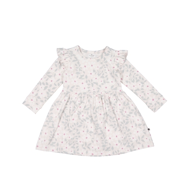 Bellis long sleeve Flutter sleeve dress