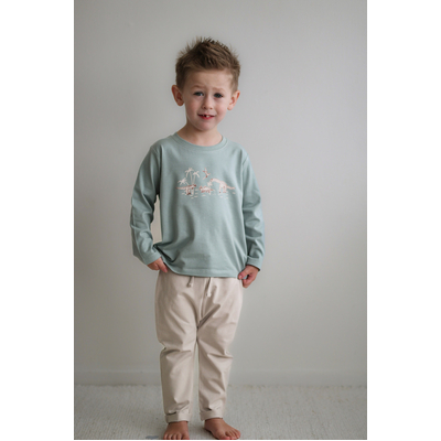Dino Roar placement Long sleeve T-shirt