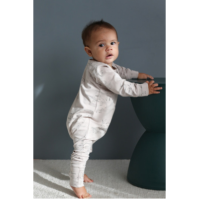 Dino Roar Zip suit long sleeve 