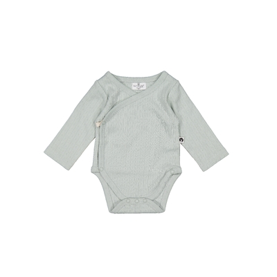Haze Pointelle Long sleeve Kimono Bodysuit 