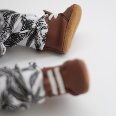 Leather Doll Boots - Chocolate