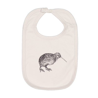 Kiwi Feeding Bib (almond base)