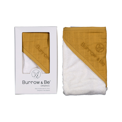 Baby hooded towel [colour: Mustard]
