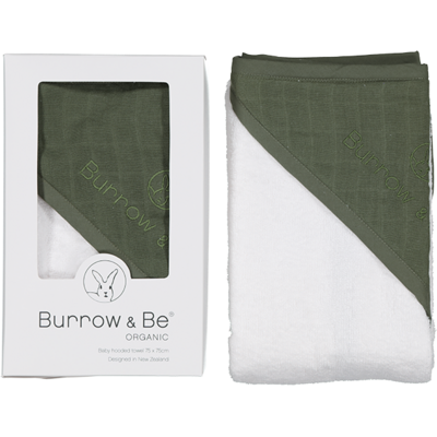 Baby hooded towel [colour: Olive]