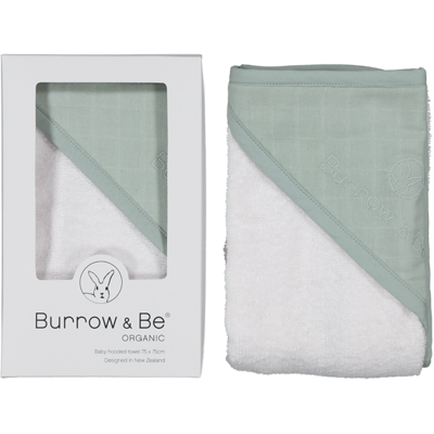 Baby hooded towel [colour: Sage]