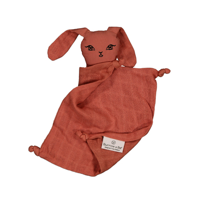 Muslin bunny comforter [colour: Clay]