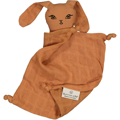 Muslin bunny comforter [colour: Rust]