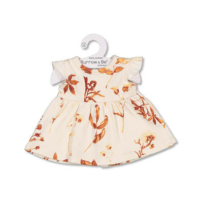 Flutter dress for 38cm doll - Autumn Leaves