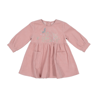 Milly Corduroy Dress - Meadow Rose