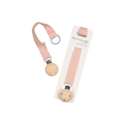 Essentials Pacifier clip [colour: Dusty Rose]