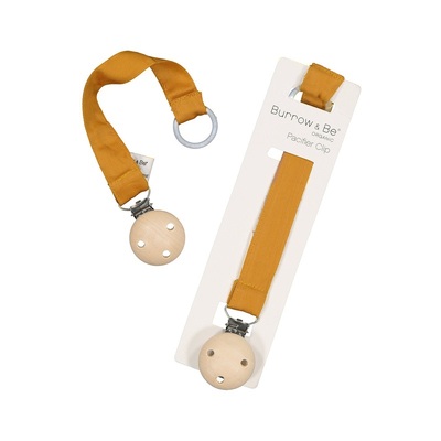 Essentials Pacifier clip [colour: Mustard ]