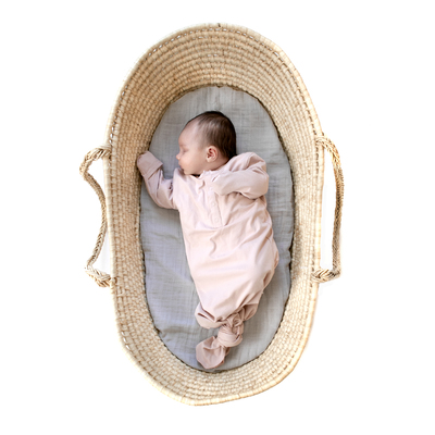 Baby sleep gown [size: 0-3 months] [colour: Dusty Rose]