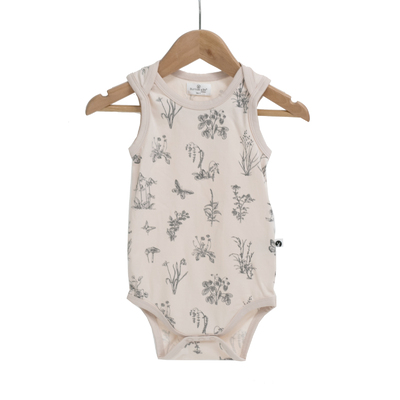 Blush Meadow singlet onesie