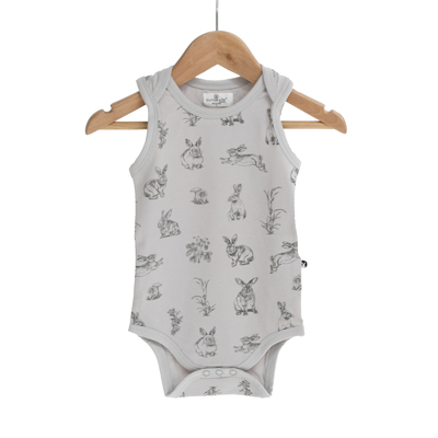 Grey Burrowers Singlet onesie