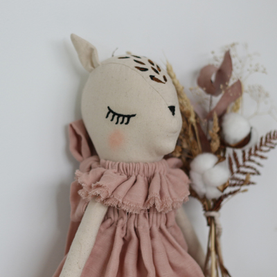 Fleur le Fawn - Dusky rose dress