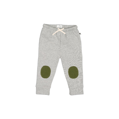 Grey Melange track pants
