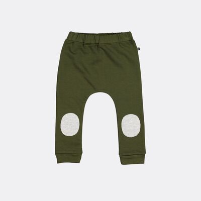 Earth Green drop crotch pants