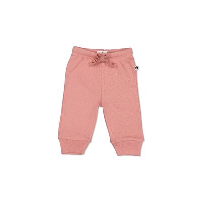 Pointelle baby pants - Dusk