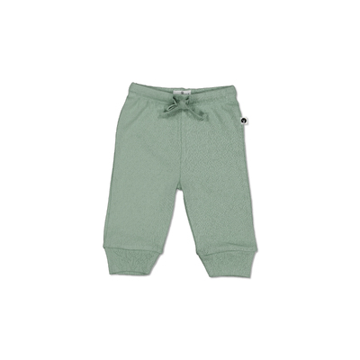 Pointelle baby pants - River stone