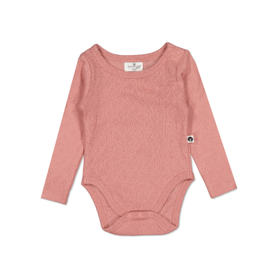 Pointelle long sleeve body suit  - Dusk