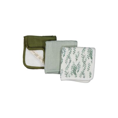 String of Pearls wash cloth set