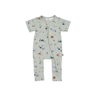 Garden Treasures short sleeve zip suit