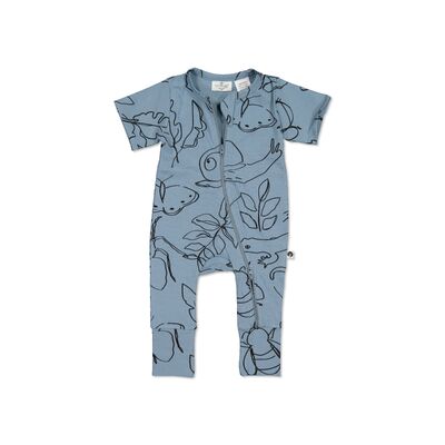 Giant Bugs Short sleeve zip suit