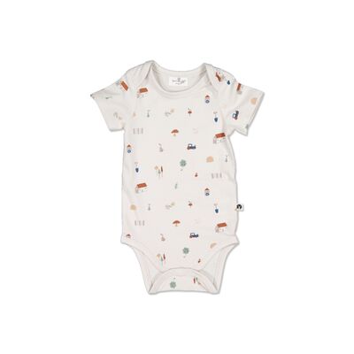 Simple Life short sleeve bodysuit
