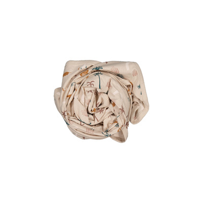 Jungle Stamp Swaddle