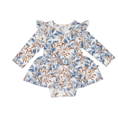 Eden Long Sleeve Flutter Baby Dress