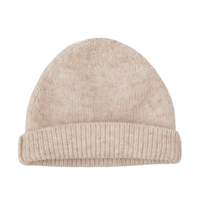 100% Wool Baby Hat - Ecru