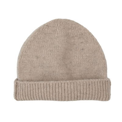 100% Wool Baby Hat - Stone Taupe