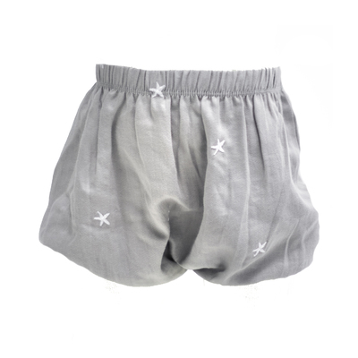Grey Star Embroidered Bloomers