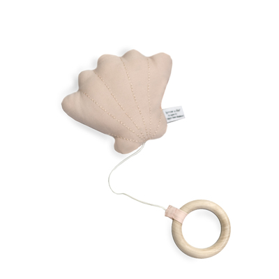 Dusty Rose Clam Shell Music Toy