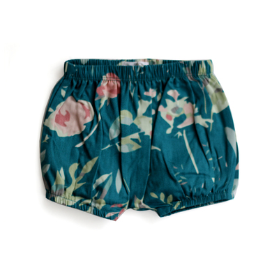 Bloomer Shorts - Green Leavings