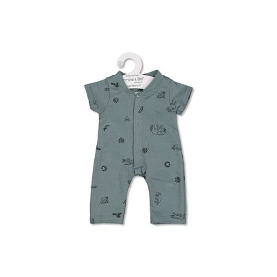 Doll Long Romper - Junglette for 32-38cm dolls