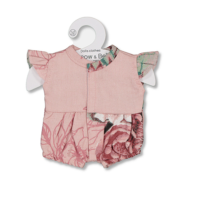Doll Romper - Tropical Bouquet (21cm)