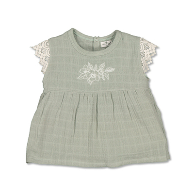 Milly Blouse - Lace Sleeve