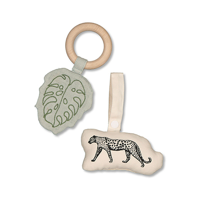 Rattle and Teether Set - jungle