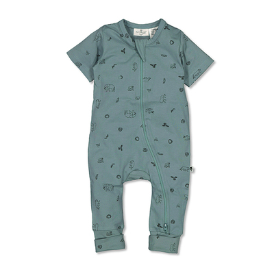 Zip Suit Short Sleeve - Junglette