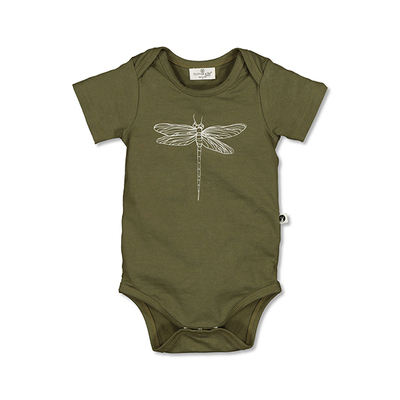 T-Shirt Onesie - Dragonfly print
